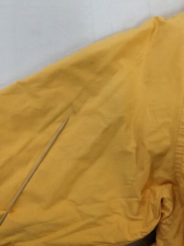 Vintage Nautica Reversible Puffer Bomber Jacket Size Medium White Yellow