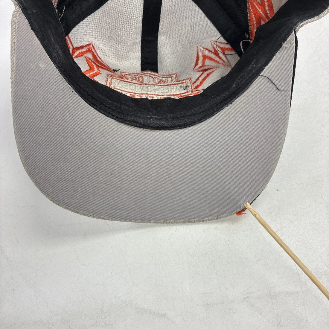 Vintage Harley Davidson Motorcycles Jagged Edge Snapback Hat Cap OSFA
