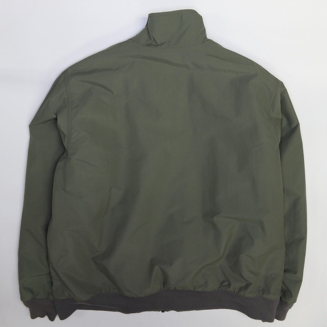 Vintage L.L. Bean Fleece Lined Bomber Jacket Size Large Green