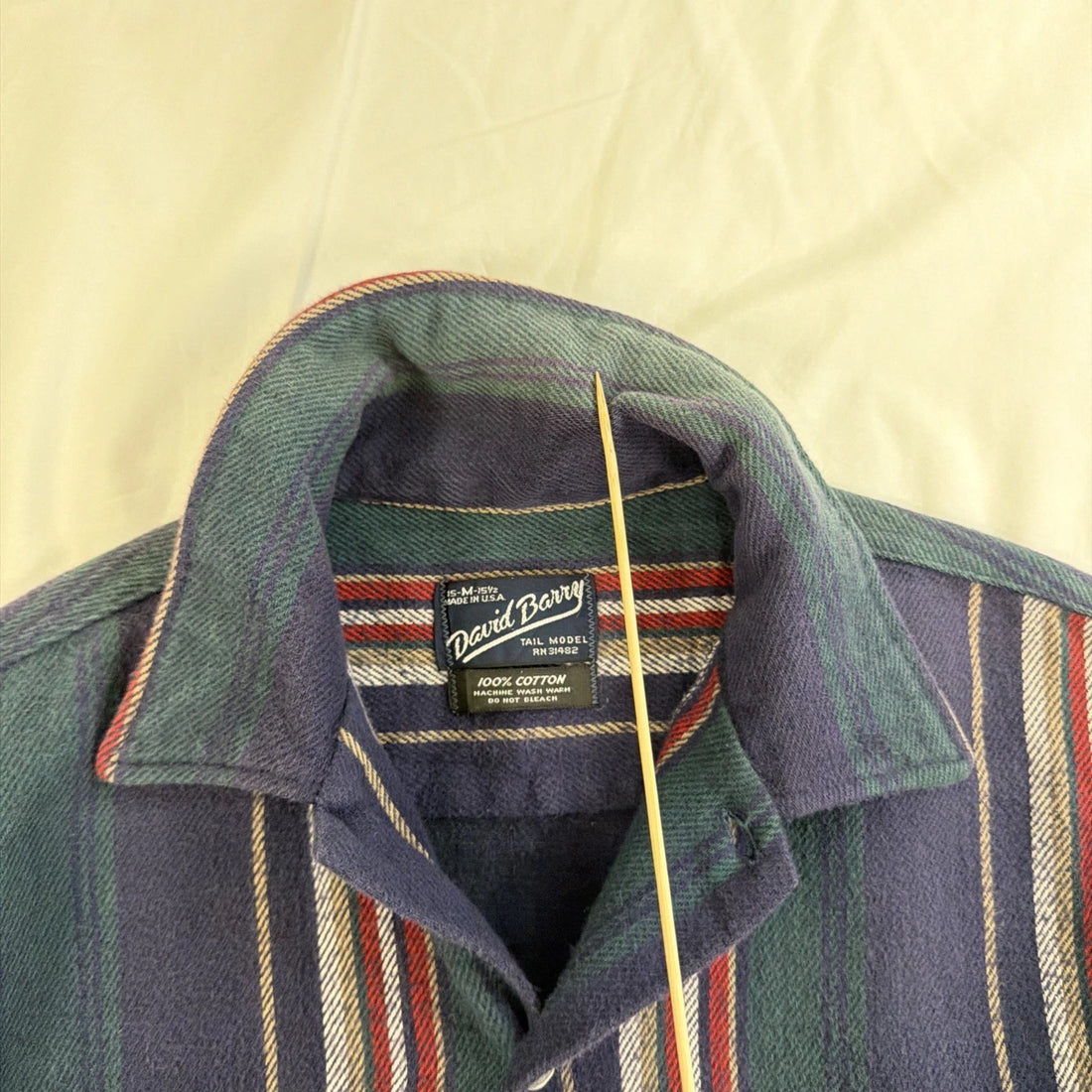 Vintage David Barry Western Button Up Shirt Size Medium