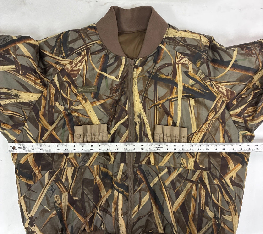 Columbia Delta Hunter X Camo Hunting Bomber Jacket Size 2XL Reversible
