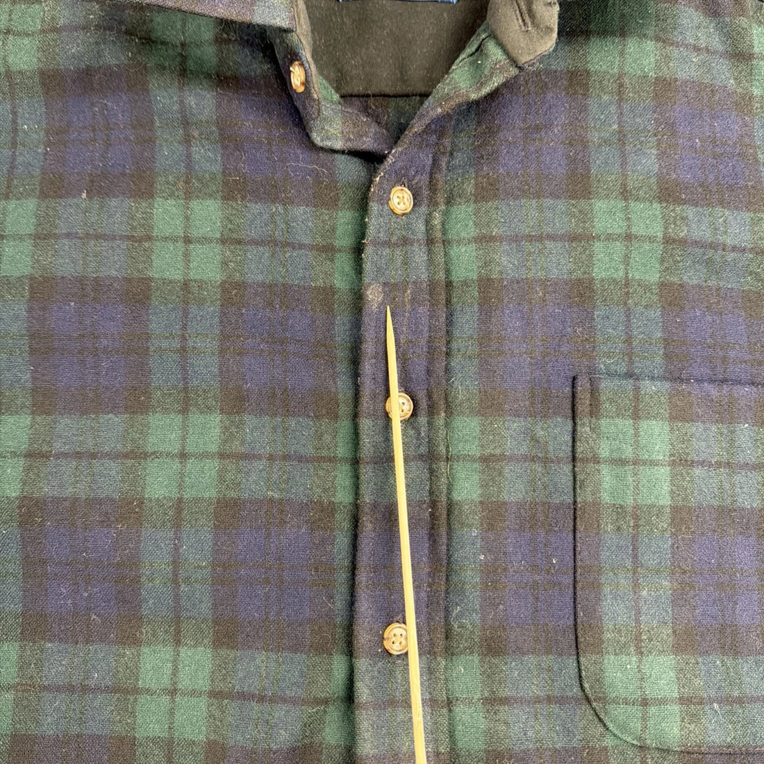 Pendleton Wool Lodge Button Up Shirt Size Medium Plaid