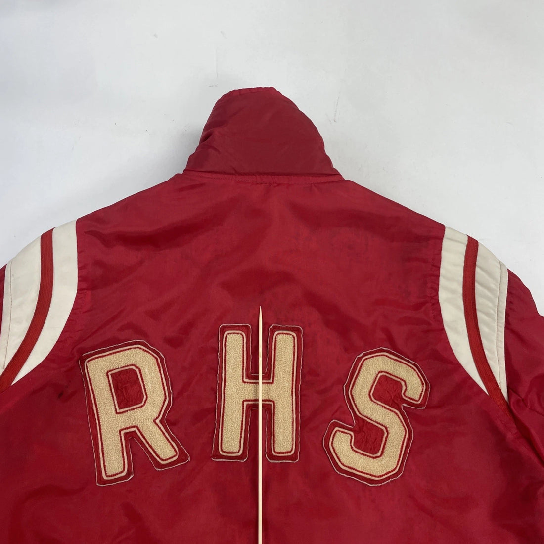 Vintage RHS Harv-al Bomber Jacket Size 36 Red