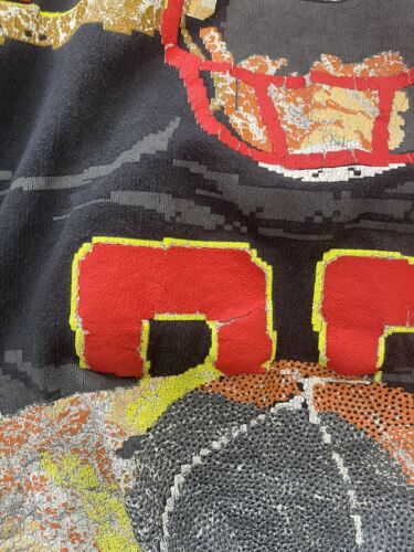 Vintage San Francisco 49ers Sweatshirt Crewneck Large AOP Pixel 1989 80s NFL
