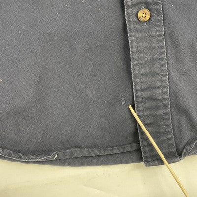 Carhartt Button Up Shirt Size Medium Blue