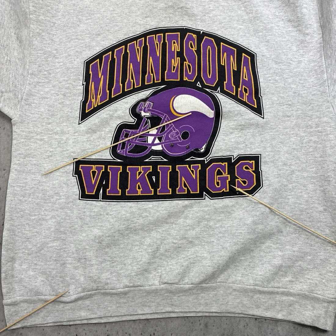 Vintage Minnesota Vikings Logo 7 Sweatshirt Crewneck Size XL NFL
