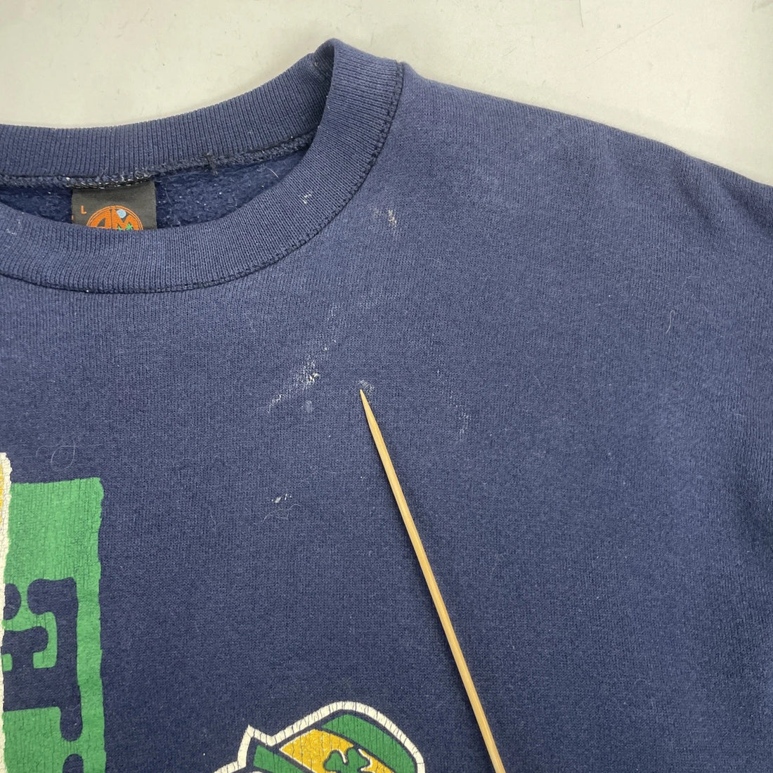 Vintage Notre Dame Fighting Irish Crewneck Sweatshirt Size Large NCAA