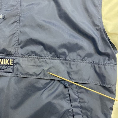 Vintage Nike Anorak Pullover Windbreaker Light Jacket Size Large Blue