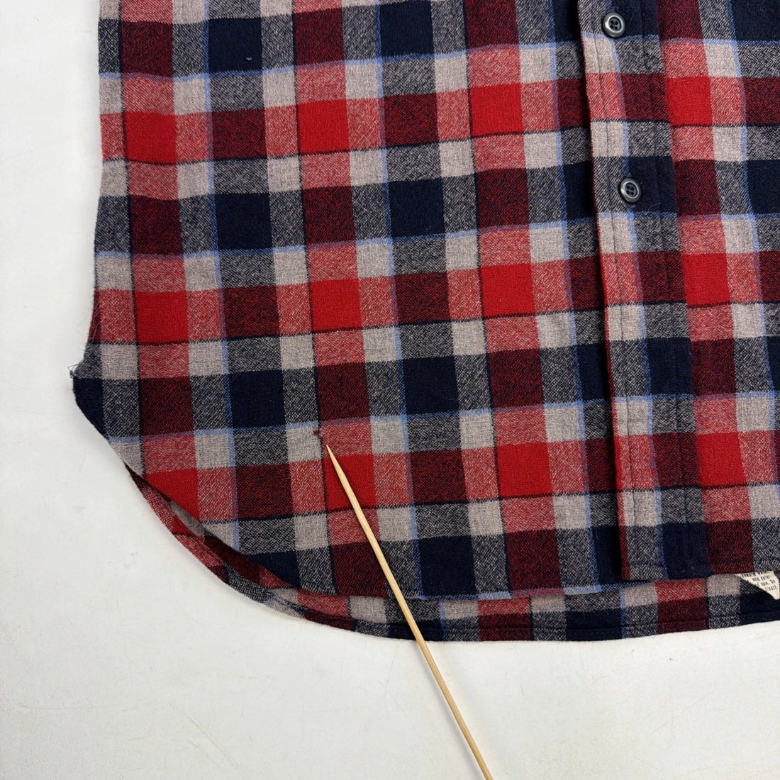 Vintage Pendleton Wool Board Button Up Shirt Size Medium Red Plaid