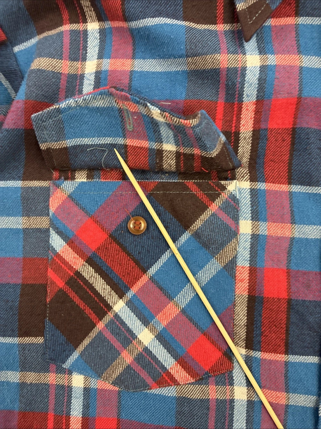 Vintage Palermo Button Up Shirt Size Large Plaid