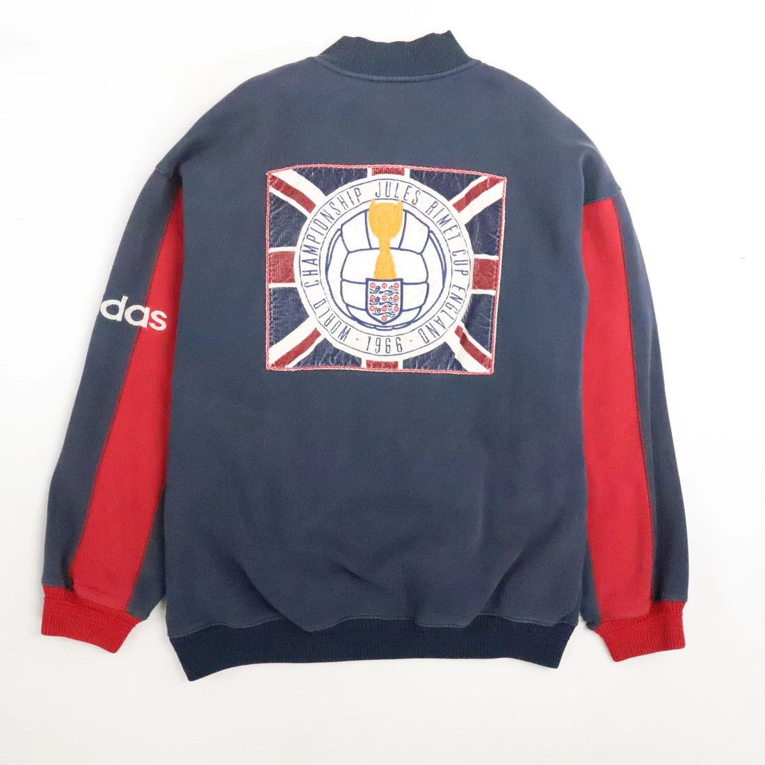 Vintage 1966 World Champs Jules Rimet Cup England Adidas Sweatshirt Medium