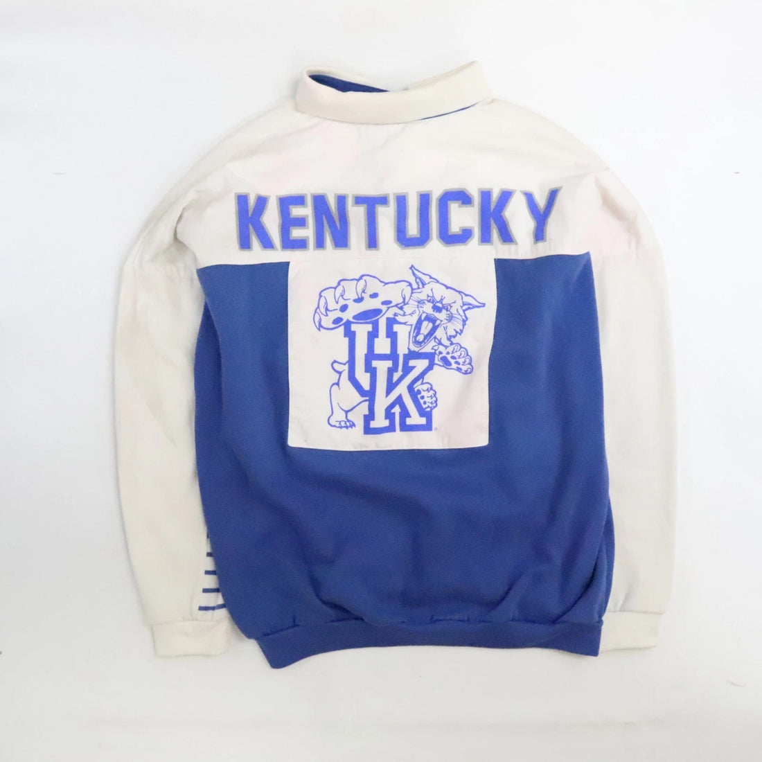 Vintage Kentucky Wildcats Collared Sweatshirt Size Large NCAA