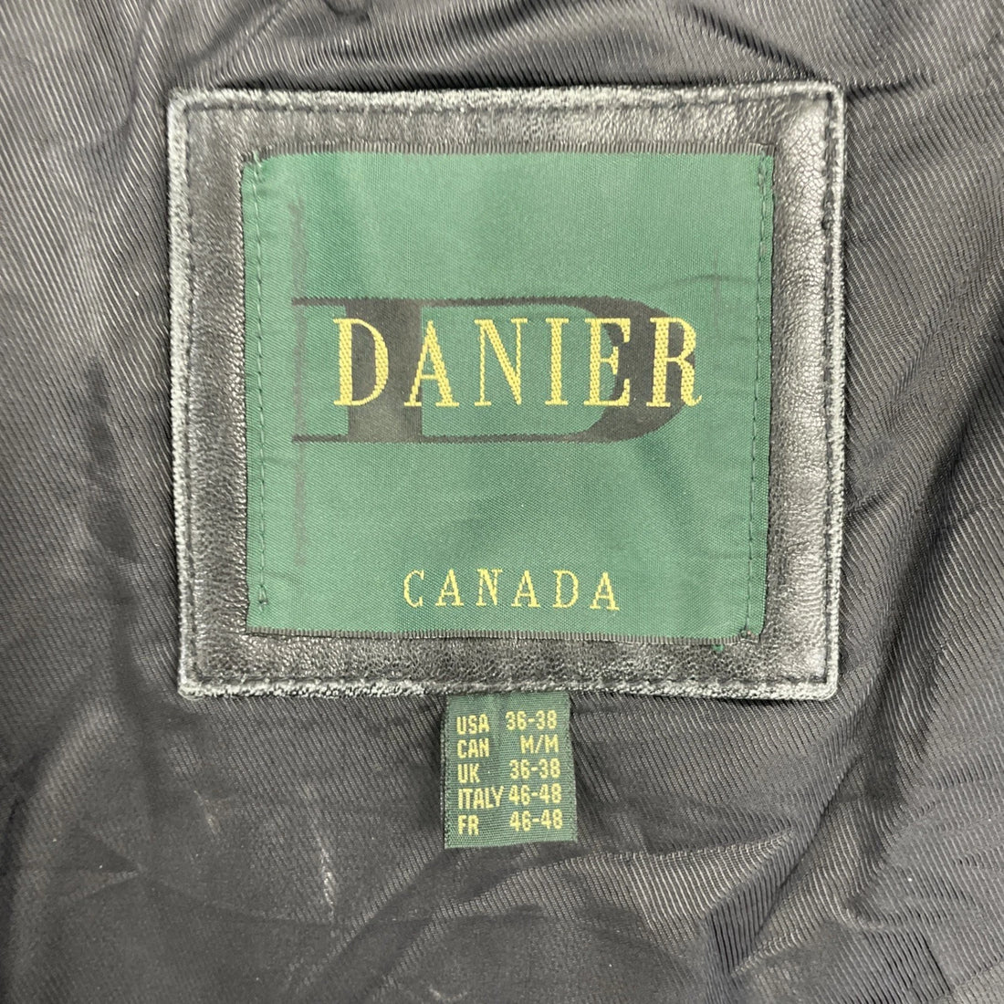 Danier Leather Bomber Jacket Size Medium