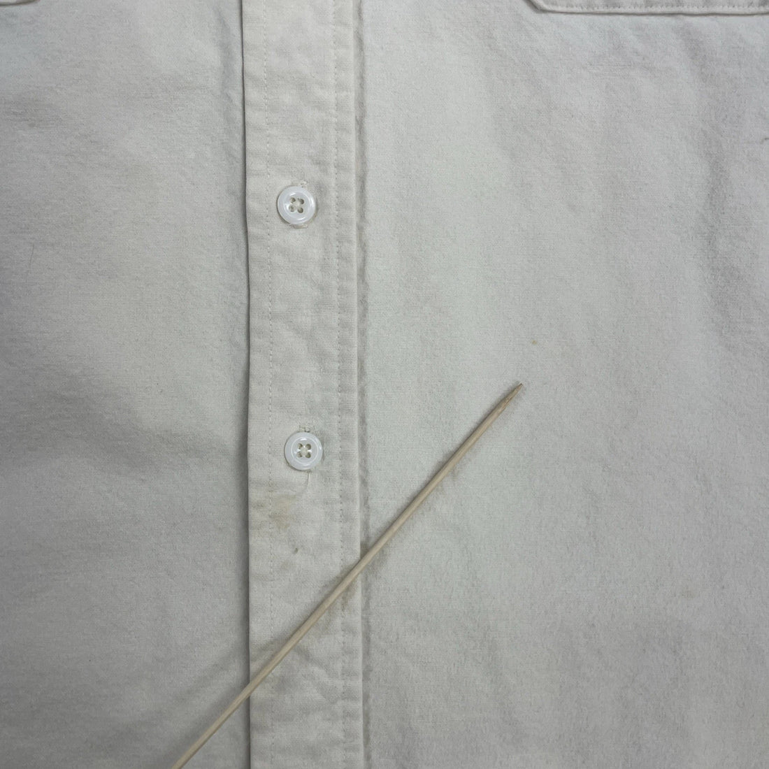 Vintage Woolrich Button Up Shirt Size Large White