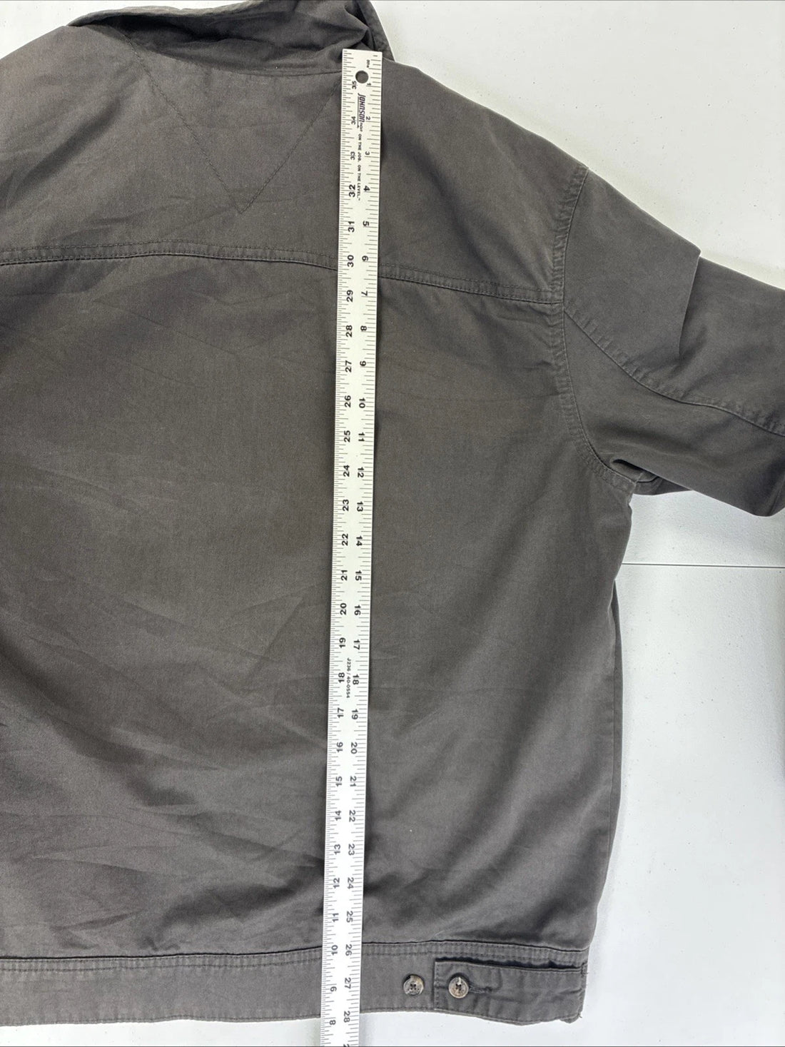 Tommy Hilfiger Work Bomber Jacket Size Large Gray
