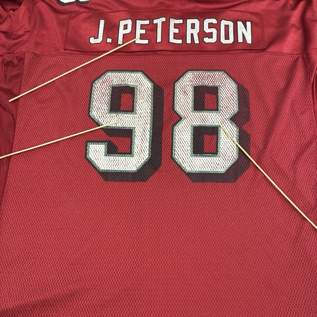 Vintage San Francisco 49ers Julian Peterson Reebok Jersey Size 2XL NFL