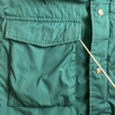 Vintage Eddie Bauer Field Coat Jacket Size Large Green
