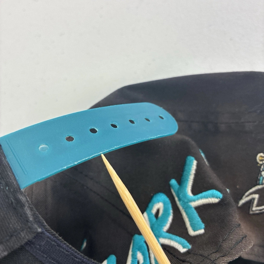 Vintage San Jose Sharks Blockhead Snapback Hat OSFA 90s NHL