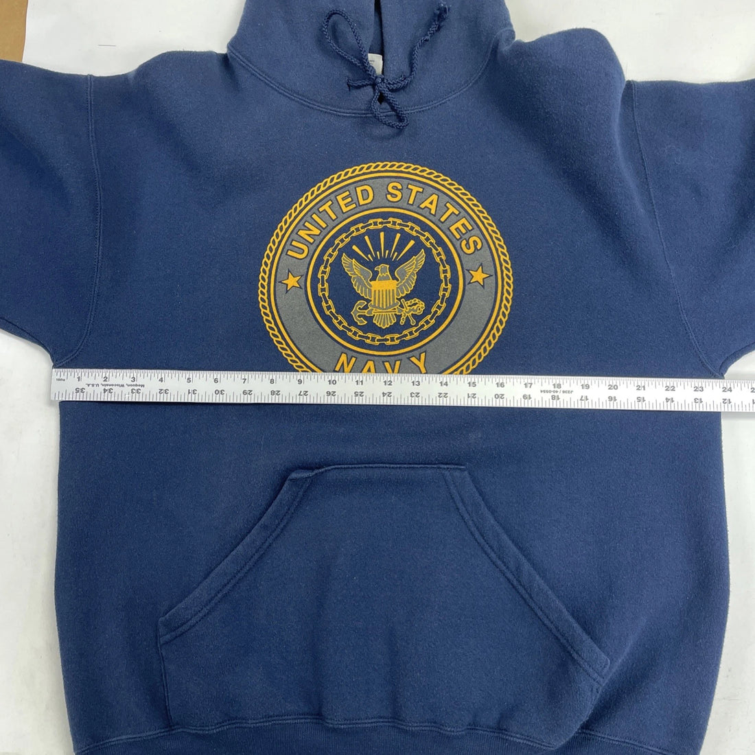 US Navy Crest Sweatshirt Hoodie Size Large USN