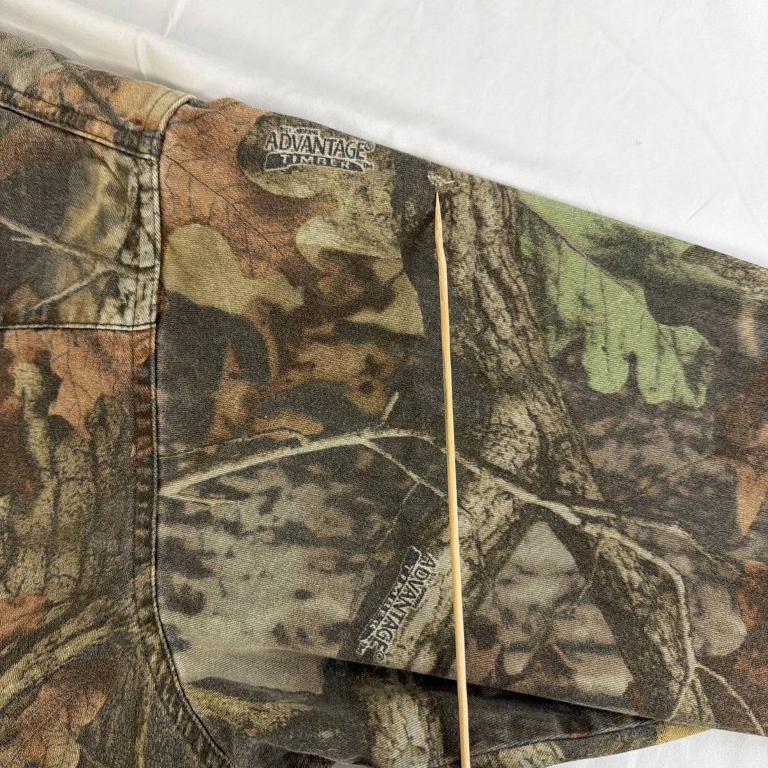Vintage Wrangler Advantage Timber Camo Pearl Snap Shirt Size XL