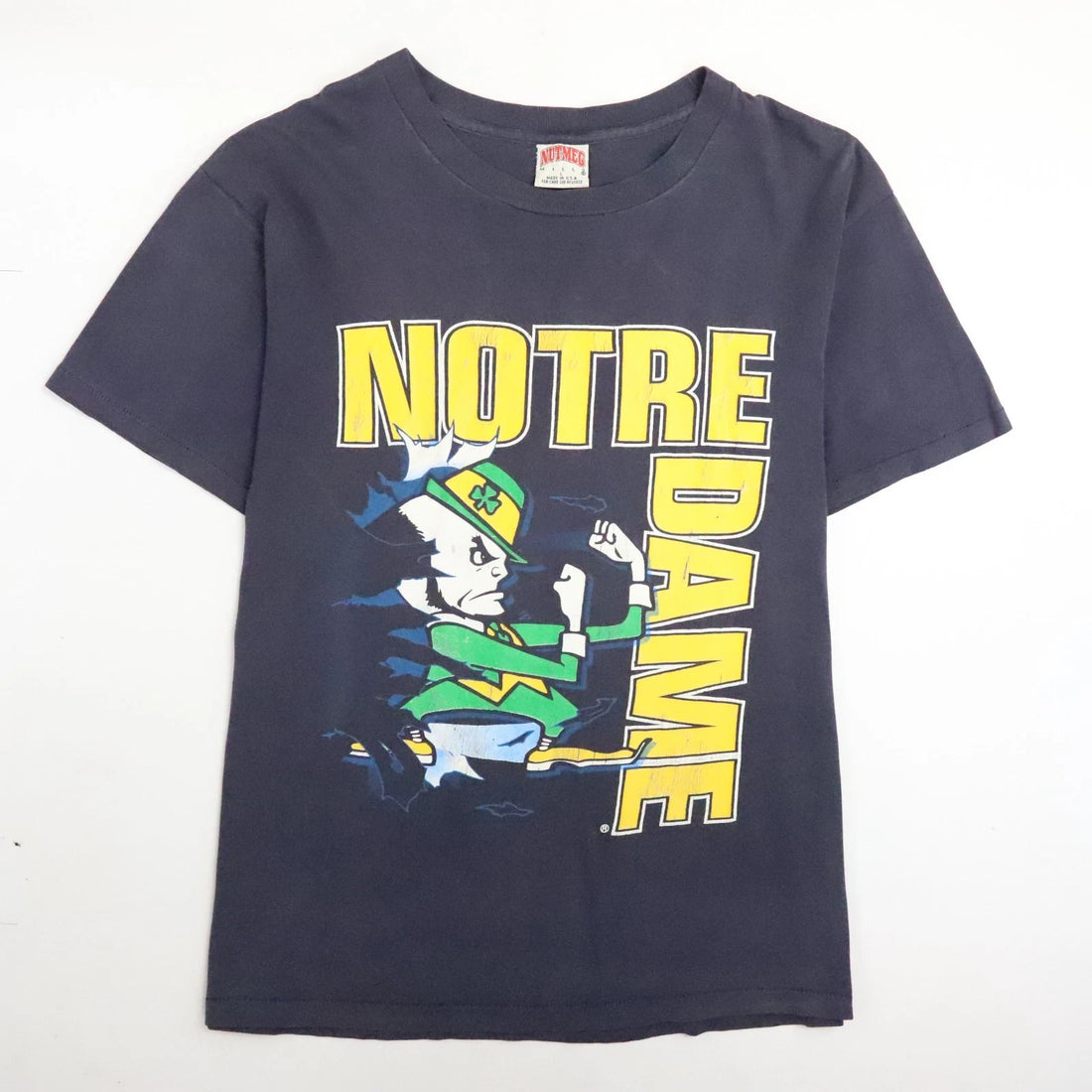 Vintage Notre Dame Fighting Irish Breakthrough Nutmeg T-Shirt Large 90s NCAA