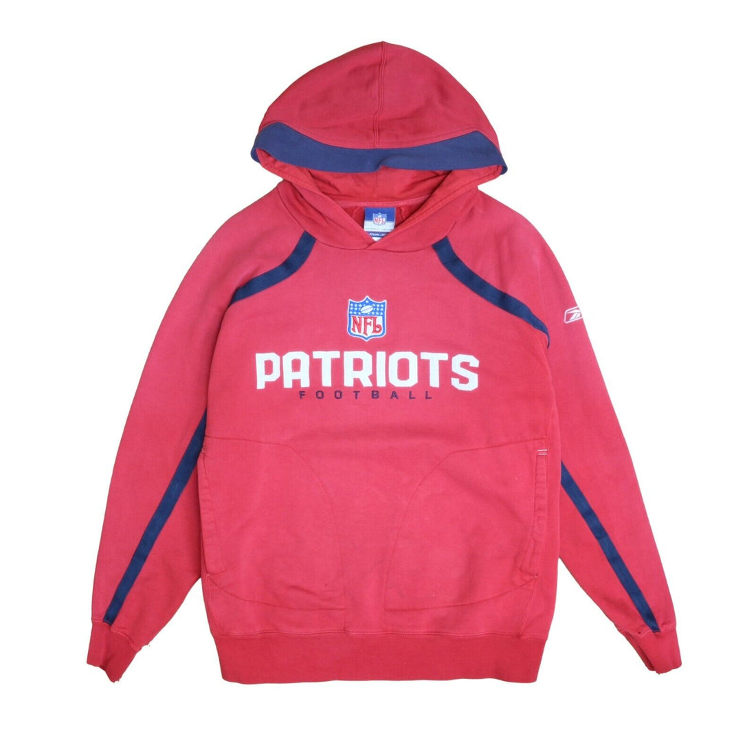 New England Patriots Reebok Sweatshirt Hoodie Size Large NFL