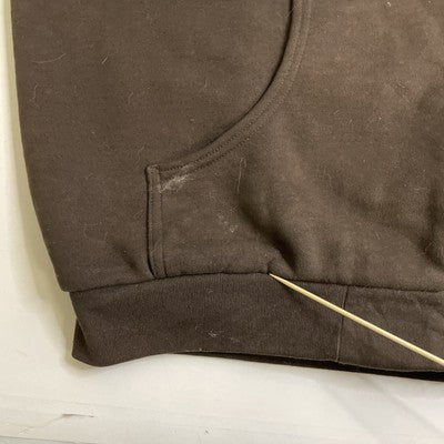 Vintage Carhartt Full Zip Sweatshirt Hoodie Size XL Brown Thermal Lined