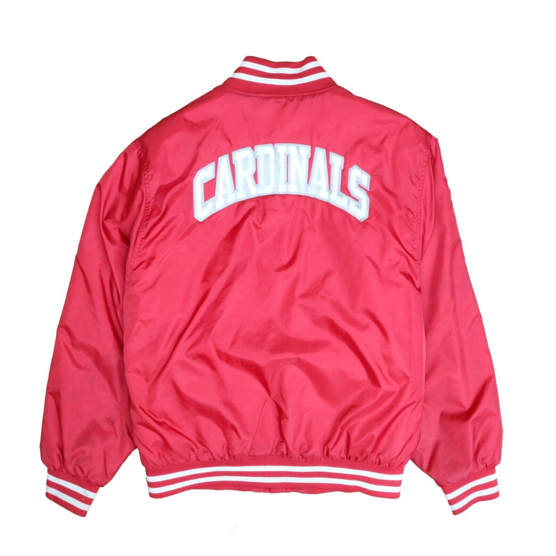 Vintage St Louis Cardinals Satin Bomber Jacket Size Large 90s MLB
