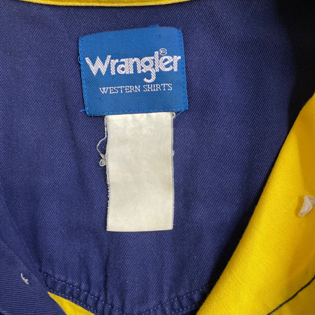 Vintage Wrangler Western Button Up Shirt Size Large