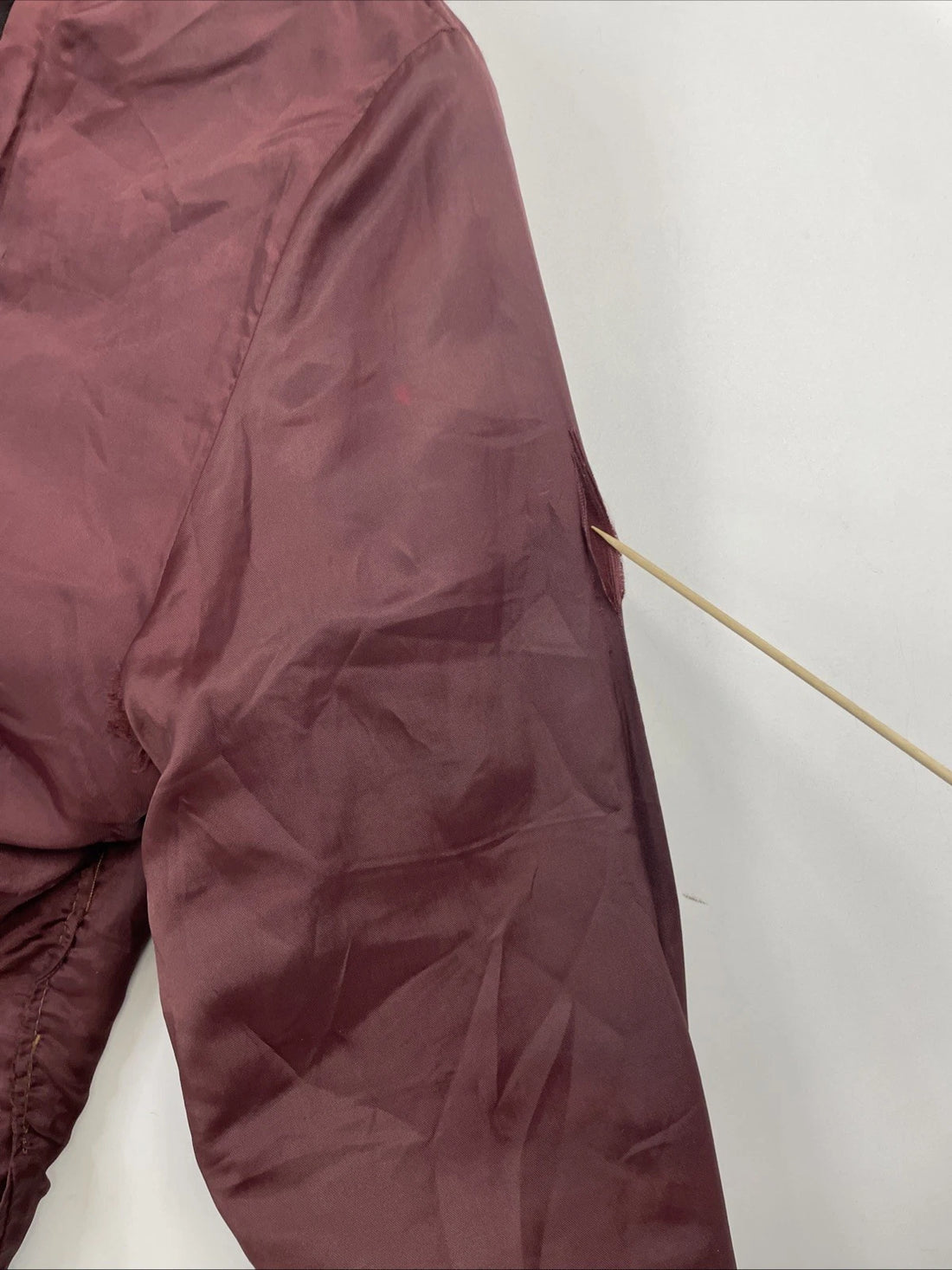 Vintage Members Only Leather Bomber Jacket Size 40 Brown