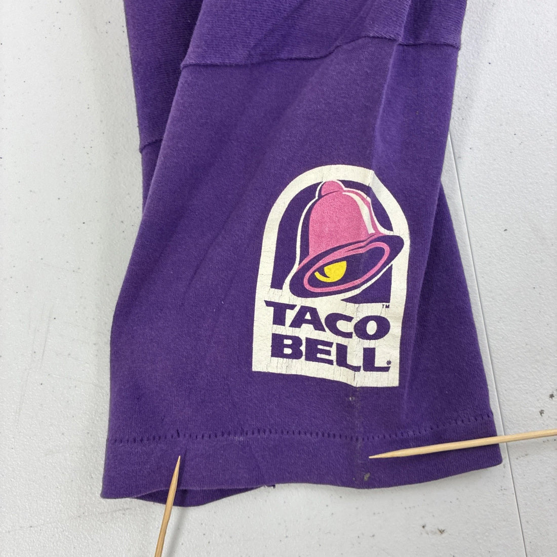 Vintage Pepsi Stuff Taco Bell Promo T-Shirt Size Large 90s