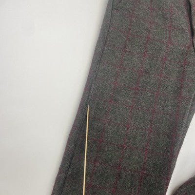 Vintage Codet Wool Trouser Pants Size 34 Plaid