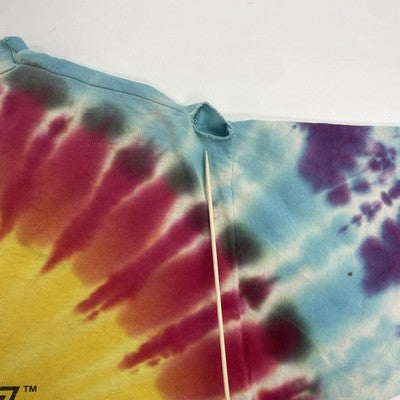 Vintage Kiss Destroyer Tie Dye T-Shirt Size XL Band Tee 1997 90s