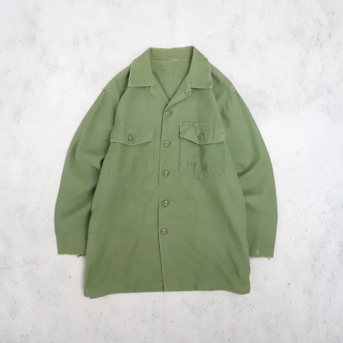 Vintage USMC OG 107 Field Shirt Size Large