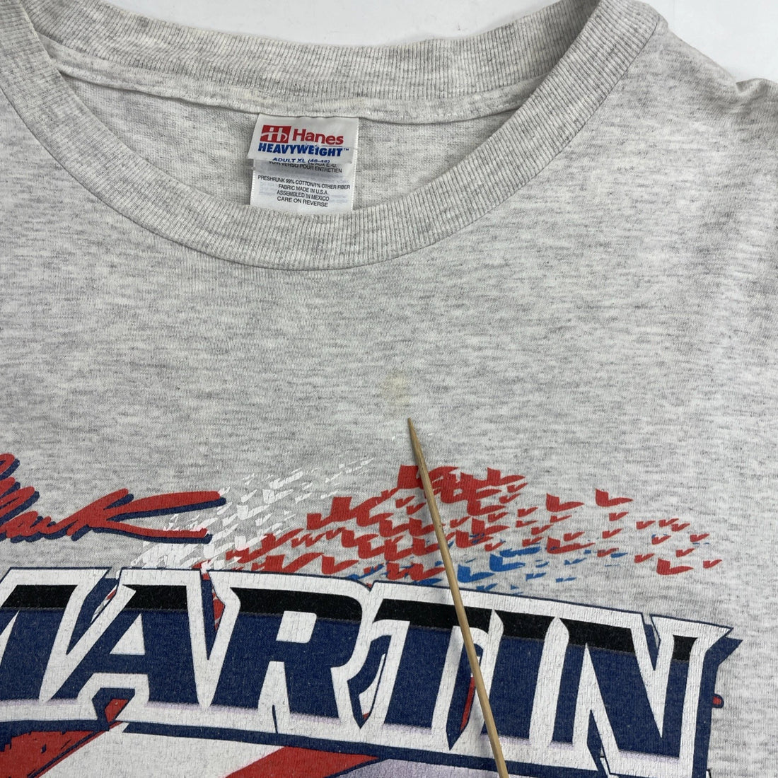 Vintage Mark Martin Valvoline Racing T-Shirt Size XL