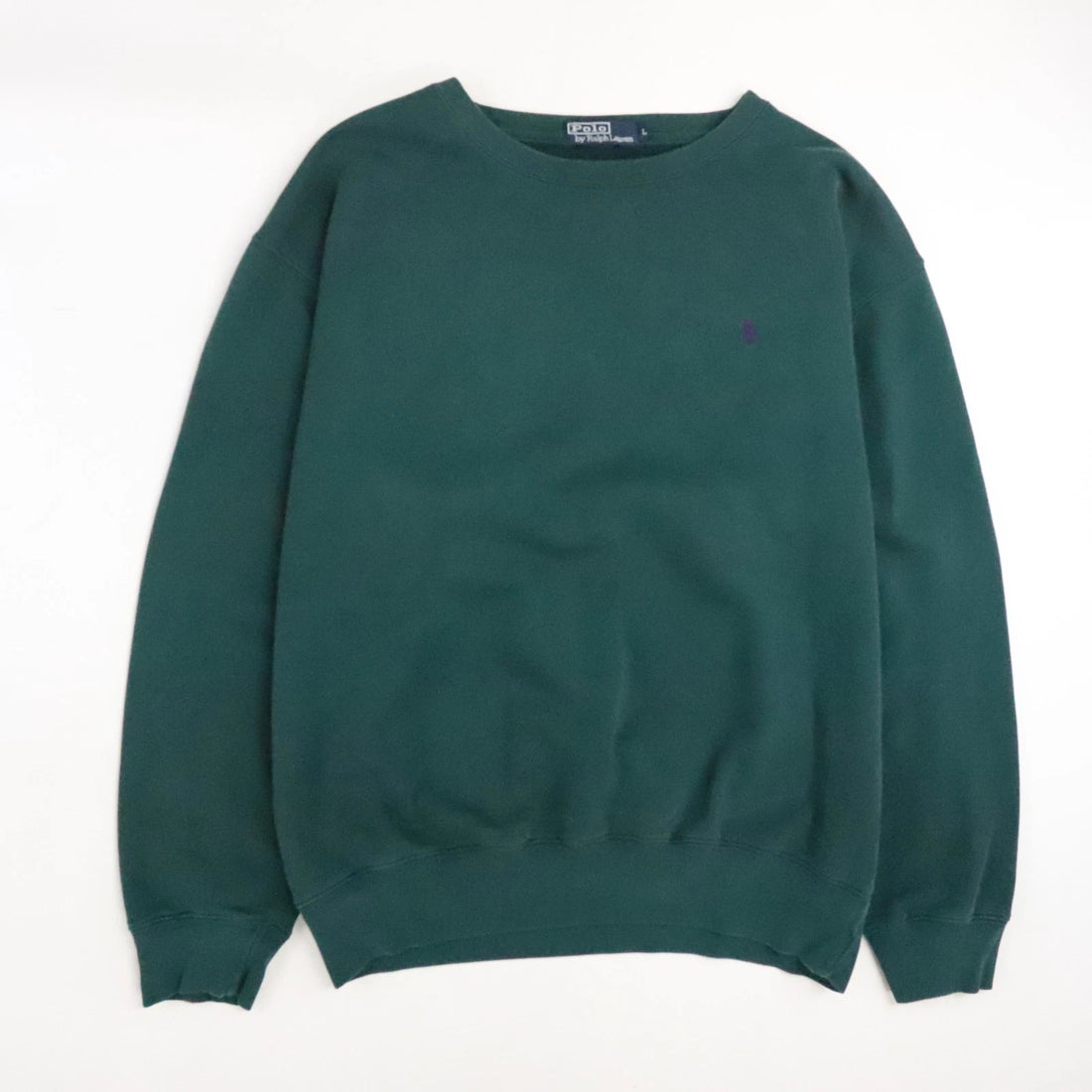 Vintage Polo Ralph Lauren Crewneck Sweatshirt Size Large Green