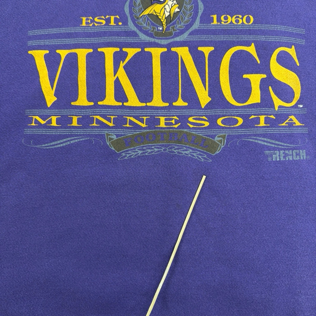 Vintage Minnesota Vikings Sweatshirt Crewneck Size XL 90s NFL