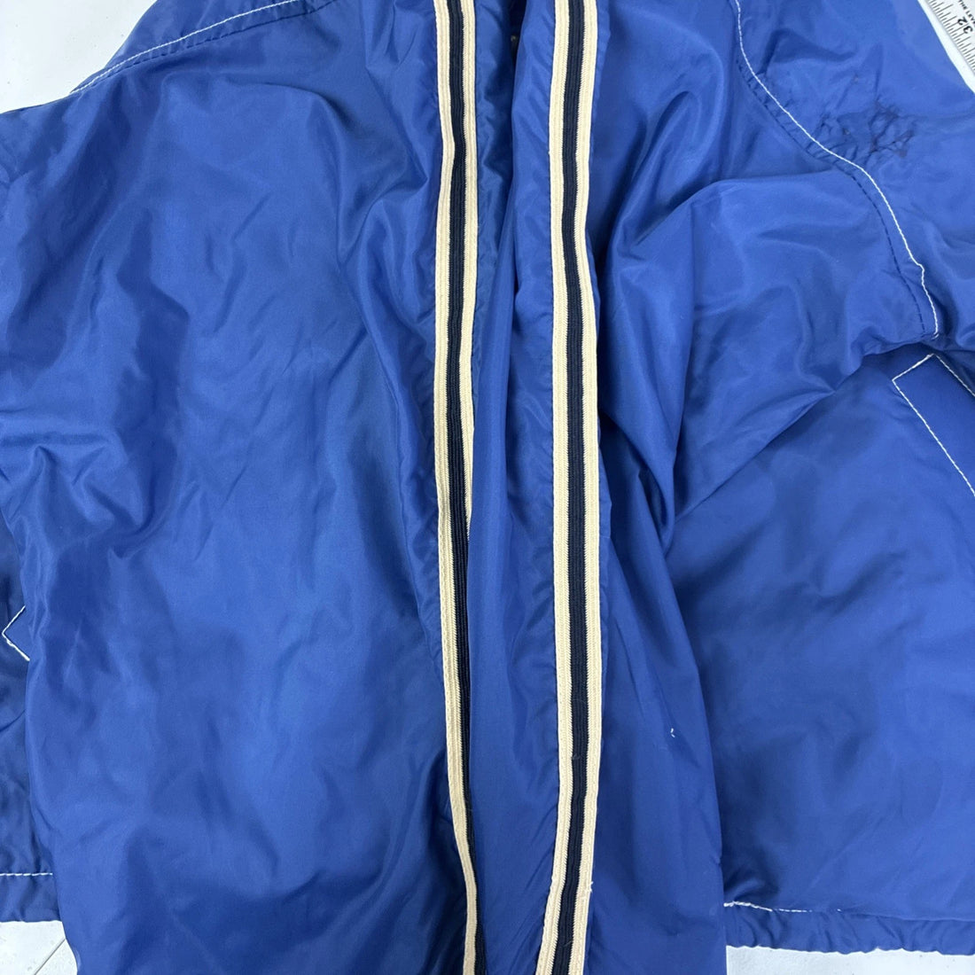 Gap Varsity Pullover Anorak Windbreaker Jacket Size Large Blue