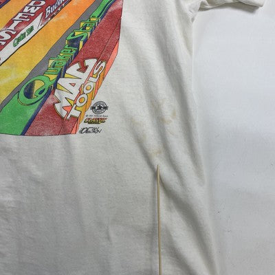 Vintage Kenny Bernstein's Budweiser King Racing T-Shirt Size Large 1991 90s