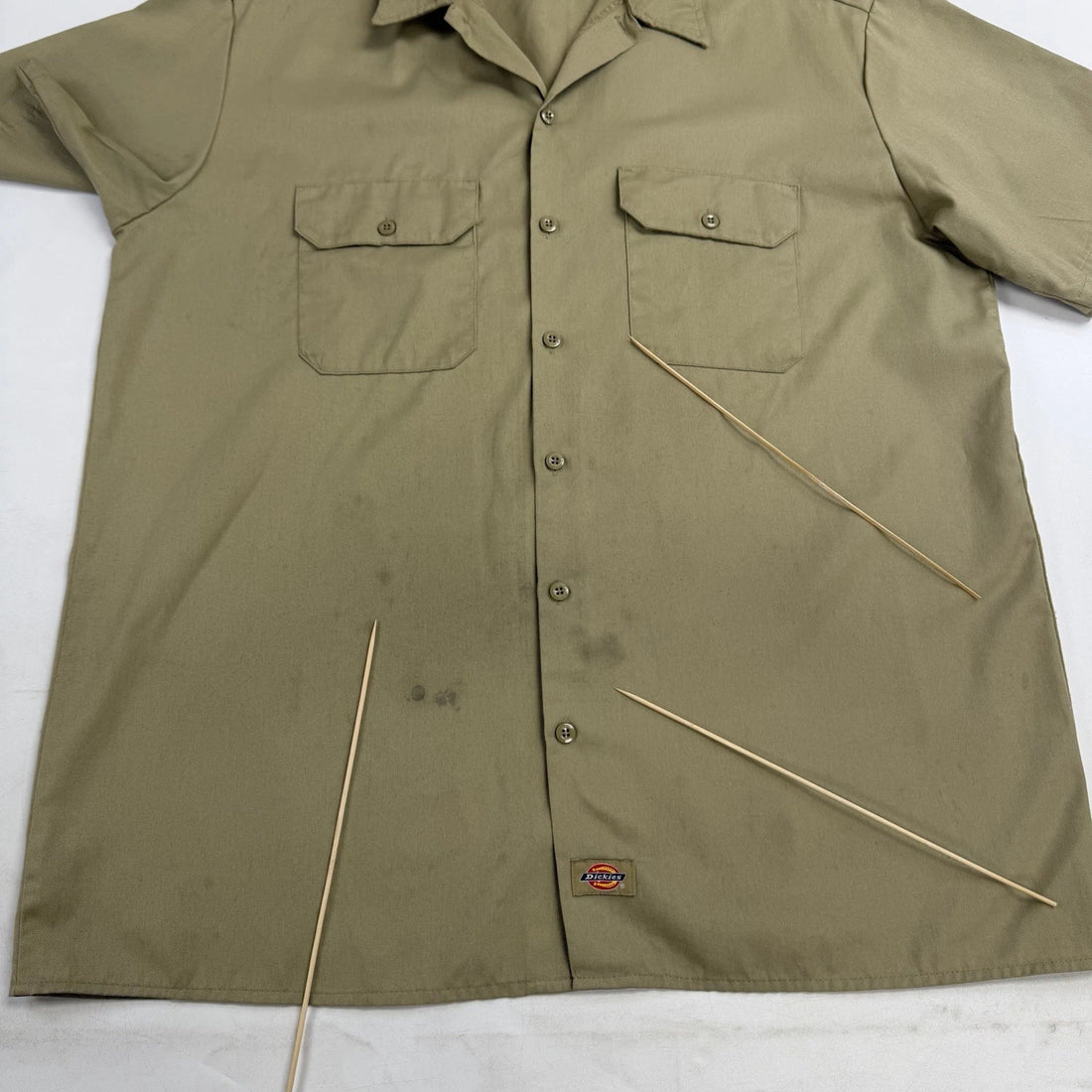 Dickies Short Sleeve Mechanic Work Shirt Size XL