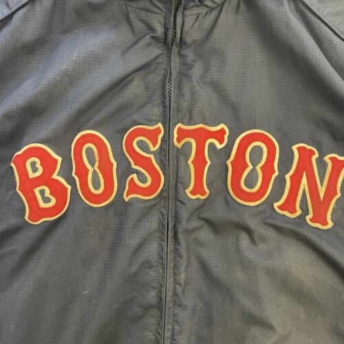 Vintage Boston Red Sox Majestic Dugout Bomber Jacket Size XL MLB