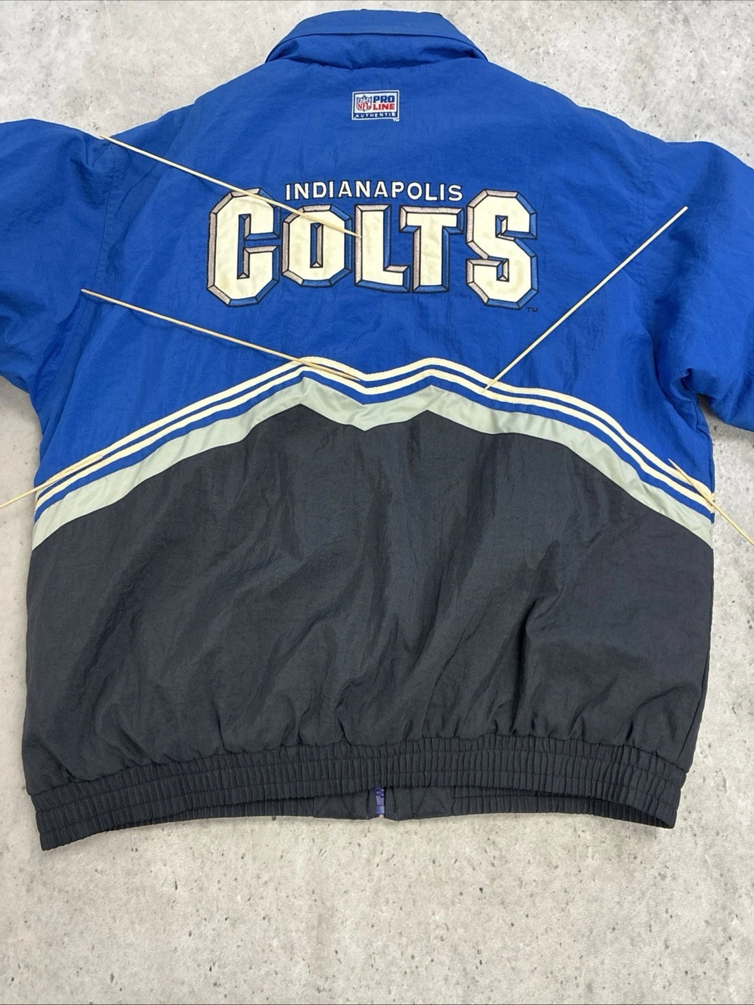 Vintage Indianapolis Colts Logo Athletic Puffer Jacket Size XL NFL