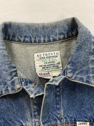 Vintage Guess Georges Marciano Denim Jean Jacket Womens Size 2