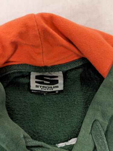 Miami Hurricanes Sweatshirt Hoodie Size Small Green NCAA