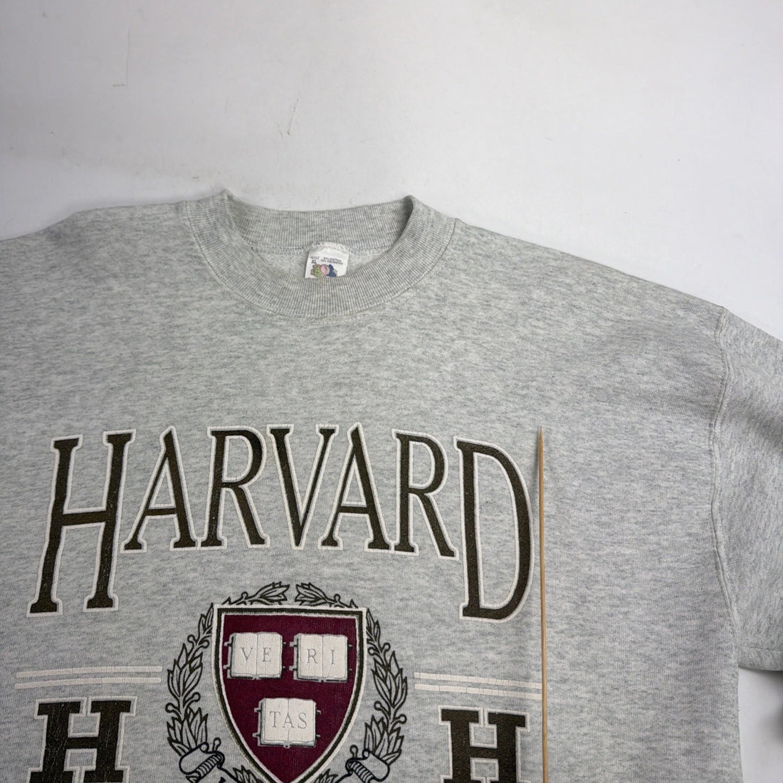 Vintage Harvard University Crimson Crest Crewneck Sweatshirt Size XL NCAA