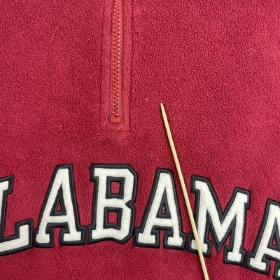 Alabama Crimson Tide Champion Fleece 1/4 Zip Pullover Sweatshirt Size XL NCAA