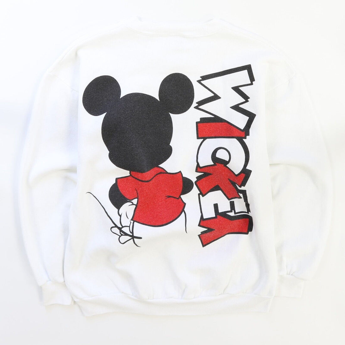 Vintage Mickey Mouse Disney Double Sided Crewneck Sweatshirt Size XL 80s 90s