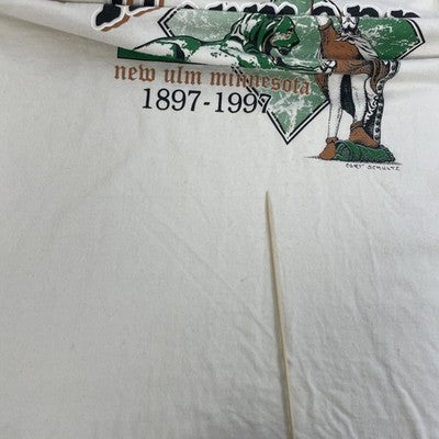 Vintage Hermann The German 100 Years T-Shirt Size Large 90s