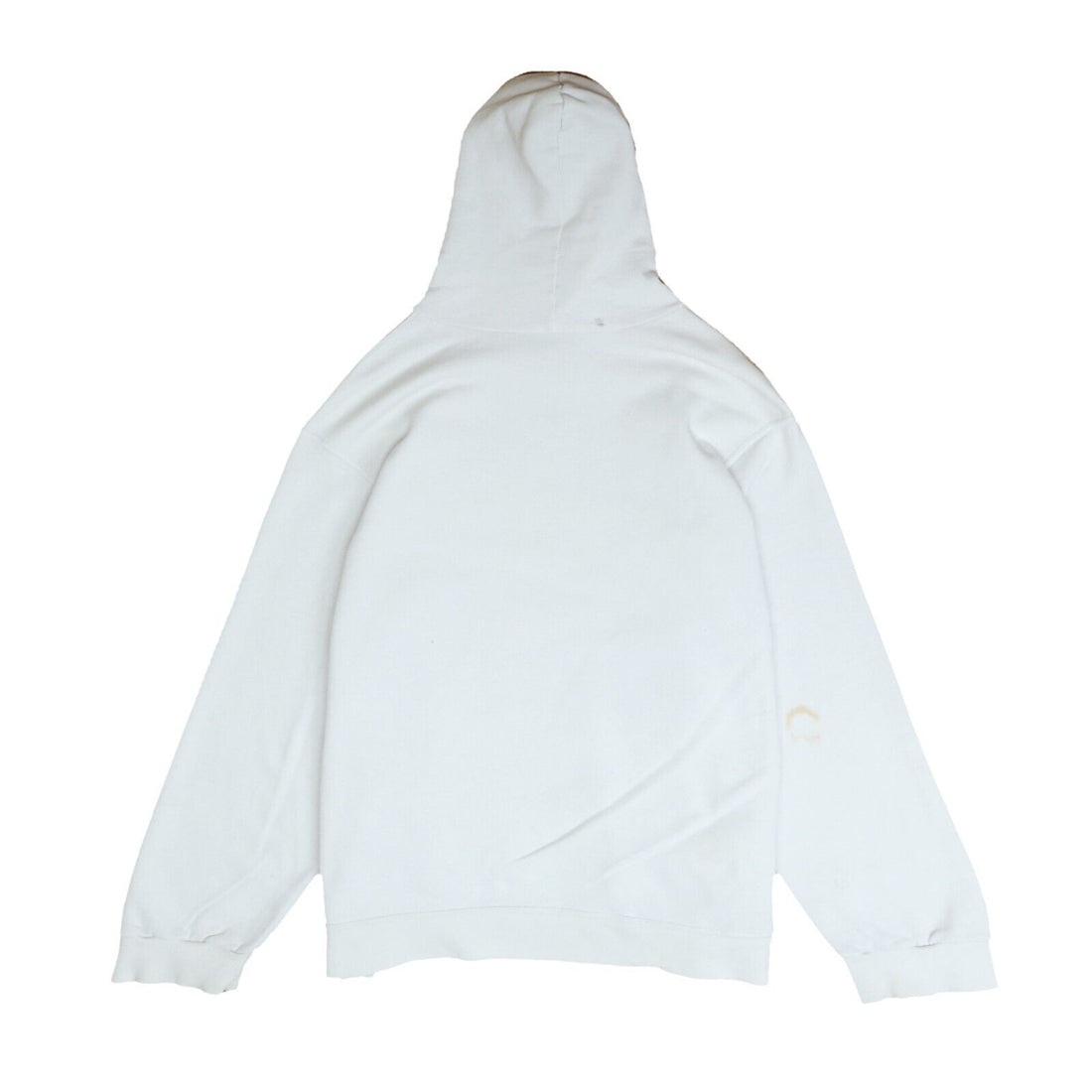 Vintage Nike Middle Swoosh Sweatshirt Hoodie Size Large White Embroidered
