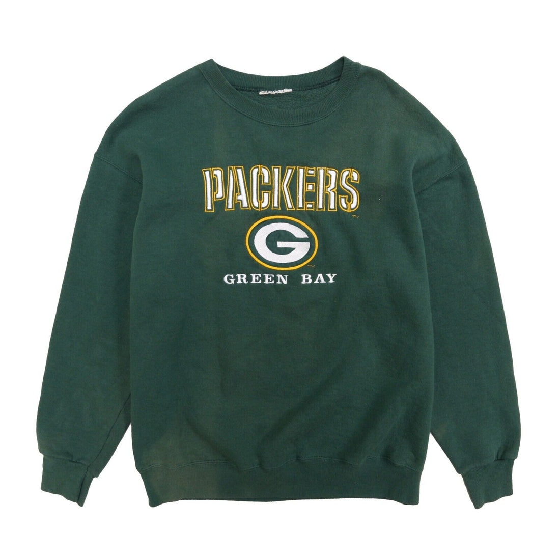 Galt Sand Vintage Green Bay Packers Men's Pullover Sweatshirt - Long Sleeve, Size Medium (M)